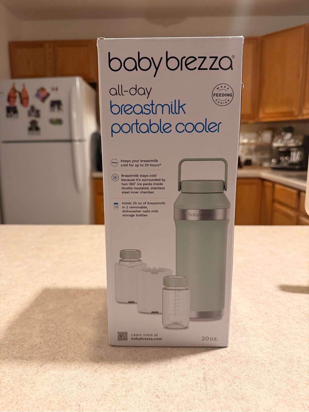 Baby Brezza All-Day Breastmilk Portable Cooler – NEW IN BOX